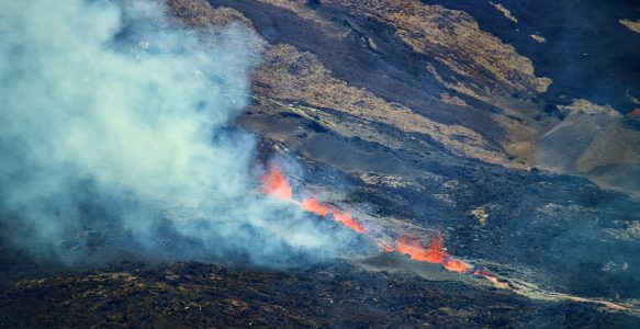 Vulkanausbruch am Piton de La Fournaise