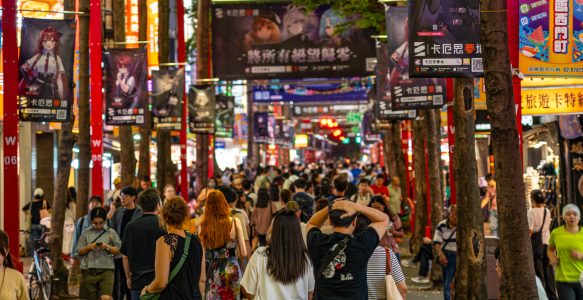 Vom entspannten Hiroshima tauchen wir ein ins wuselige Taipeh