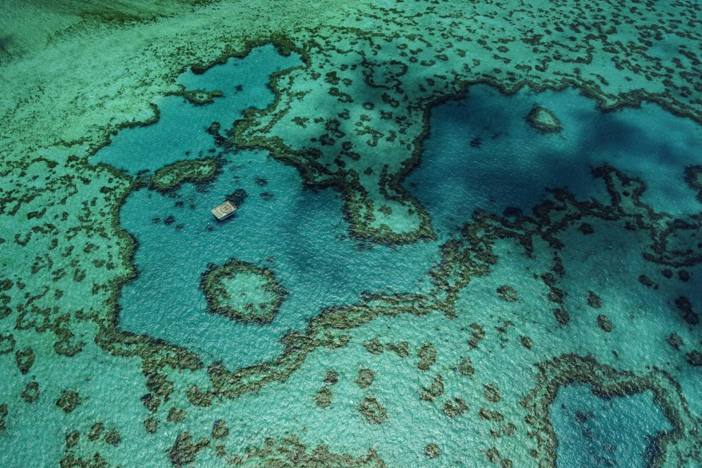 Heart Reef Rundflug Whitsundays
