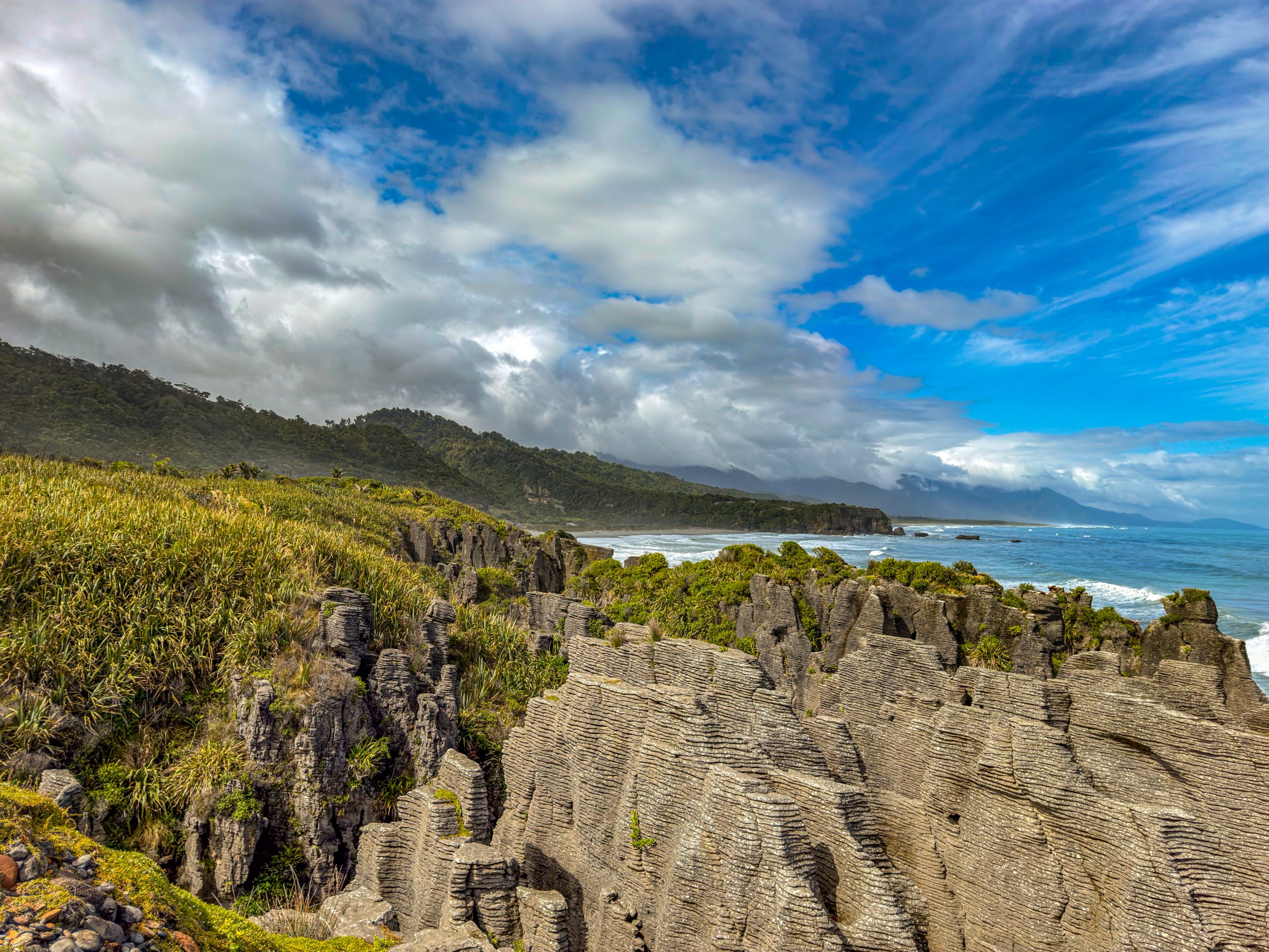 Pancake Rocks in Neuseeland: Spektakuläre Felsen an der Westküste